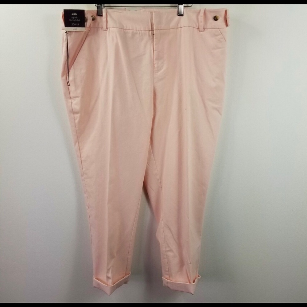 Ava & Viv pink ankle pants EUC